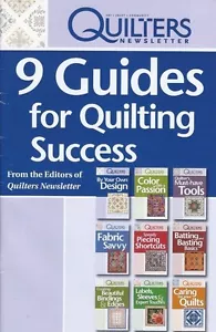 Quilters Newsletter 9 Guides for Quilting Success Booklet Excellent Condition!! - Picture 1 of 1