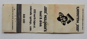 Jose Muldoon's  Food & Drink, Colorado Springs, CO Matchbook Cover - Picture 1 of 2