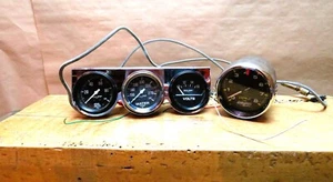 VINTAGE Auto Gauge Tachometer 8000 RPM & Oil, Temp & Volt Gauges - Picture 1 of 7