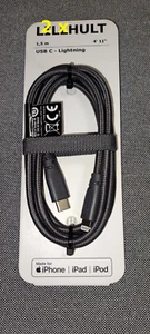 2 x IKEA LILLHULT USB-C su Lightning, 1,5 m grigio scuro, ricarica rapida, cavo di ricarica, - Foto 1 di 5