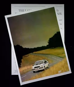 Lancia Delta HF Turbo Oldtimer Werbung - 1985 Original Presse Zuschnitt F109 - Bild 1 von 1
