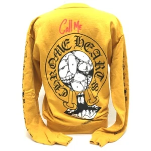 CHROME HEARTS x Matty Boy PPO Mustard LS Long Sleeve Trainer Sweat - Picture 1 of 11