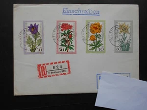 Bund 1975 Einschreiben mit kpl Satz Frankatur 867-70.  (t61) - Bild 1 von 1