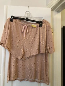 Honeydew Womens Wake Me Up Dusty Rose 2 PC Pajama Set Loungewear Size Small. NWT - Picture 1 of 5