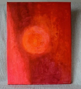 Original Painting - Hidden - Vedic Art Acrylic Canvas Signed 35cmx46cm - Picture 1 of 4