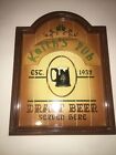 Personalized Bar Wood Sign Keith?s Pub Draft Beer Served Decor Man Cave  17x13in