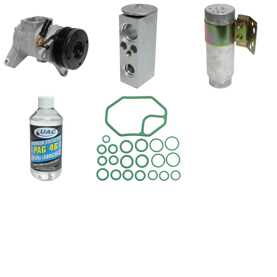 Комплект компрессора кондиционера Plymouth Grand Voyager 1996-1999 годов выпуска UAC 1997 1998 - Изображение 1 из 1