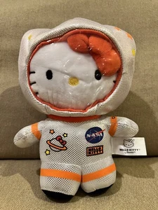 Sanrio Hello Kitty NASA Kennedy Space Center Orange Astronaut Plush 8.5" Fiesta - Picture 1 of 6