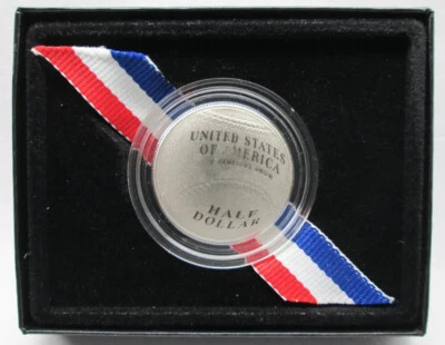 2014 National Baseball Hall of Fame HALF DOLLAR US Mint Proof Coin Box Glove COA - Image 1 of 4