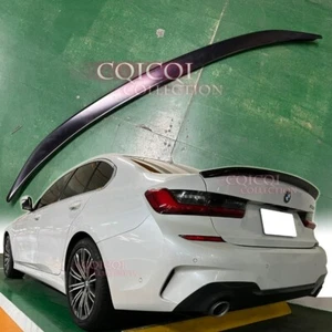 Painted Gloss Black P type trunk spoiler for BMW 19~24 G20 3-series Sedan◎ - Picture 1 of 6