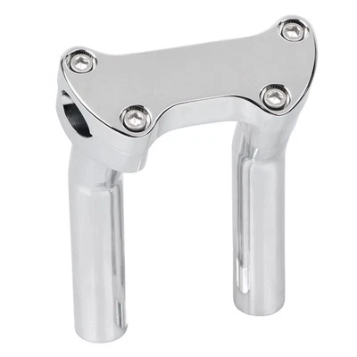 6" Pullback Handlebar Riser Top Clamp For Harley Softail Dyna Super Wide Glide - Image 1 of 4