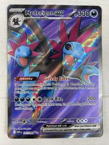 Hydreigon EX 161/086 Full Art Ultra Rare Scarlet & Violet: White Flare Pokemon - Picture 1 of 2