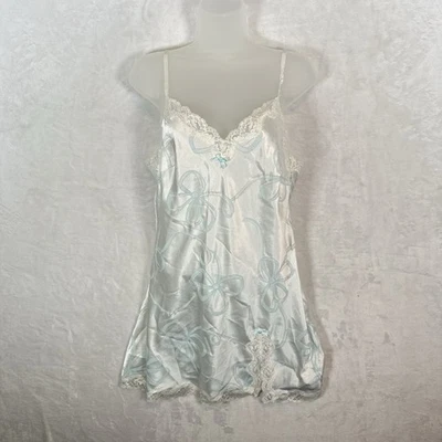 Victorias Secret Dress M White Satin Mini I Do Romantic Feminine Bridal Slip - Image 1 of 4