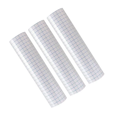 3PCS Blue Grid Transfer Tape Self-adhesive Clear Transfer Tape for Vinyl - Image 1 of 4