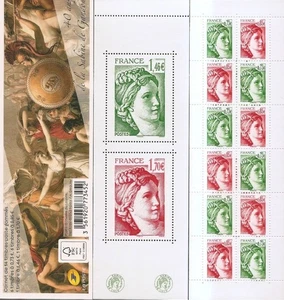 Briefmarke Frankreich Carnet 1524 ** Sabine de Gandon 2017 - Bild 1 von 1