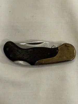 Vintage OLSEN 160 Lil Brassy Jr. Navaja de bolsillo Lock Blade; Howard City, Michigan Foto 1 de 4