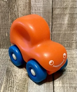 Primer coche grueso Little Tikes 1982 vintage primeras ruedas coche naranja para niños pequeños - Imagen 1 de 6
