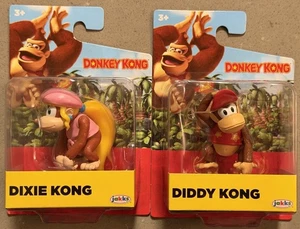 Nuevas figuras Diddy Kong & Dixie Kong - World of Nintendo - Jakks Pacific - Imagen 1 de 2