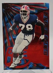 1997 Pacific Dynagon Prism RED SP Bruce Smith #18 Buffalo Bills - Picture 1 of 2