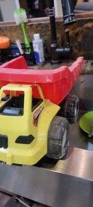 LEICHT GEBRAUCHT Tonka Jr. Muldenkipper *Oldtimer* rot & gelb - Bild 1 von 11