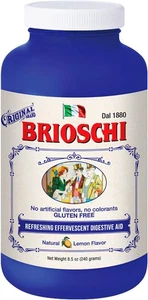 Brioschi Italian Lemon Flavored Effervescent Heartburn, Upset Stomach, Acid...  - Picture 1 of 7