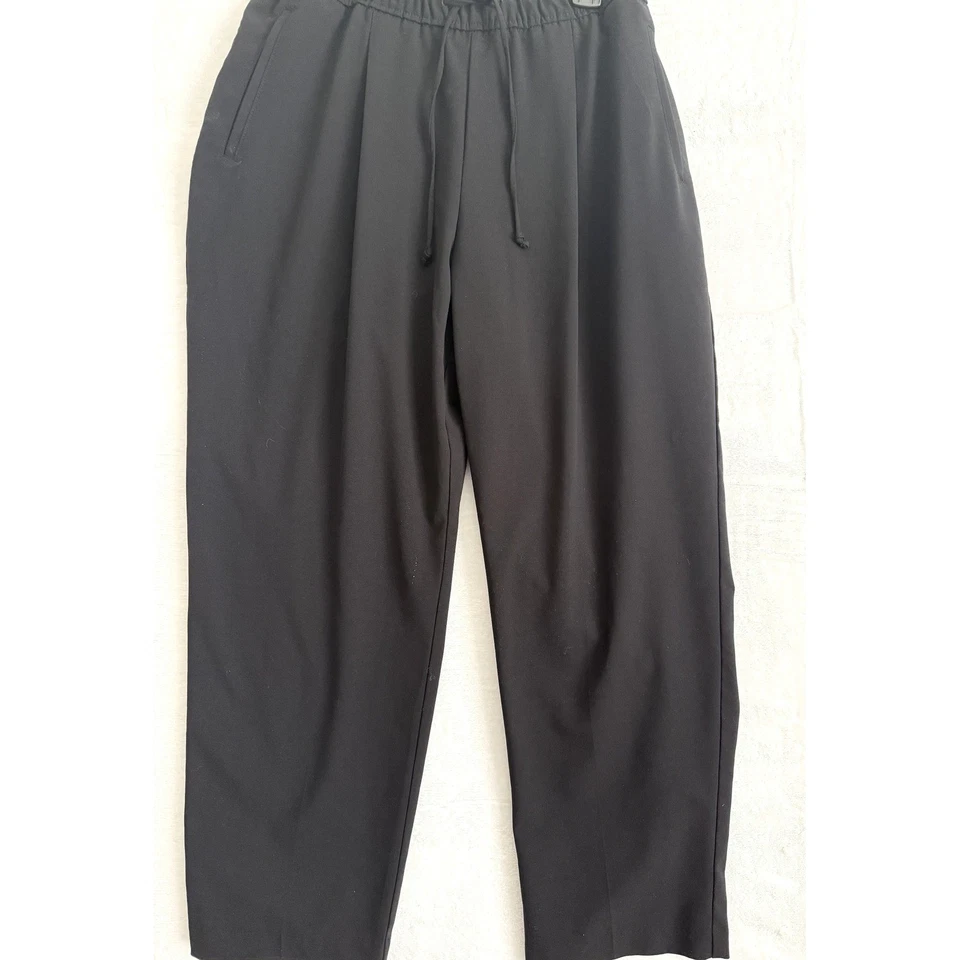 Pantalones de chándal negros Old Navy Billie tiro alto cintura cómoda talla L Foto 1 de 4