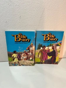 BIBLE STORY VOLUME 3/4 BY ARTHUR MAXWELL 1982-1983 PAPERBACK - Picture 1 of 13