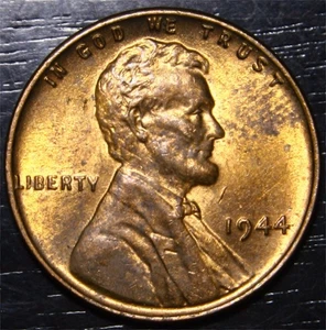 1944 Lincoln Wheat Penny 1c US Münze Philadelphia Mint vz - Bild 1 von 2