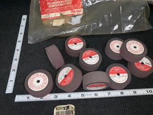 Lot of 10  fine Grit Surface Grinding Wheels, 2" diam  x 3/4" Face - Foto 1 di 5