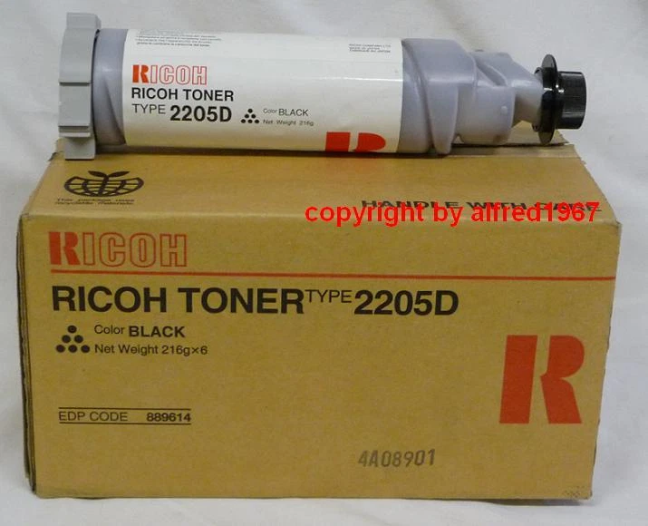 Original RICOH Toner 2205D 889614 AFICIO 250 D425 2825 3225 NEU +Rechnung