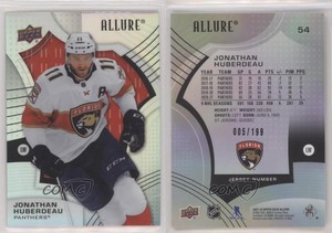 2021-22 Upper Deck Allure Number /199 Jonathan Huberdeau #54