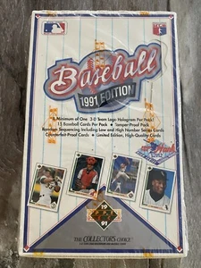 1991 UD Upper Deck High # baseball sealed 36 pack box Find The Hank Aaron auto ? - Bild 1 von 3