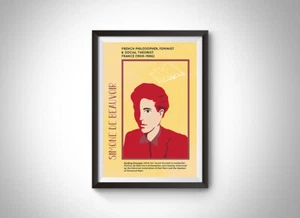 Simone de Beauvoir Poster Wanddeko - Bild 1 von 3