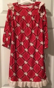 NEW Girls' Hello Kitty Nightgown - Red XS 4/5 - Picture 1 of 1