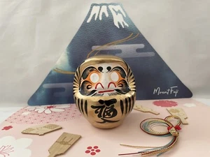 JAPAN POP ART Daruma Doll GOLD color for Achieving Goal / Only Daruma Doll - Bild 1 von 7