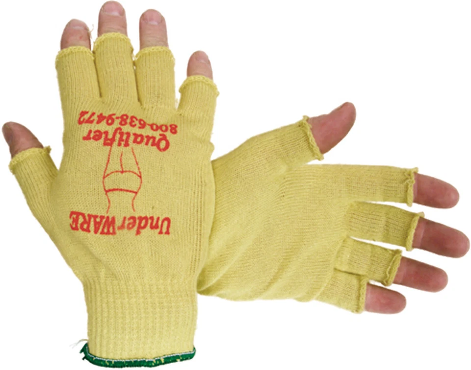 PC Racing Qualifier Glove Liners - Fingertipless Lg White M6023 - Image 1 of 1