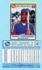 1991 Post Cereal Rookie Stars Team - #7 Darryl Strawberry - NY Mets Box 736
