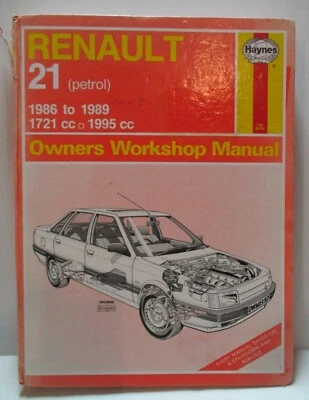 Haynes - Renault 21 (Gasolina) / 1986 A 1989 / Manual Del Propietario - 473 - Imagen 1 de 4