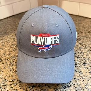 Buffalo Bills 2020 Playoffs New Era 39THIRTY Cap Hat M/L Gray NFL Football - Picture 1 of 8