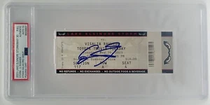 Ethan Salas Signed Professional Debut Full Ticket Stub 5/30/23 PSA DNA 10 Auto - Picture 1 of 4