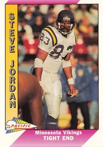 1991 Pacific #290 Steve Jordan Minnesota Vikings Football Card - Picture 1 of 2