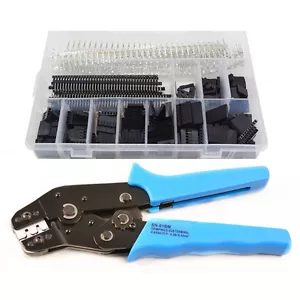 Crimpwerkzeug Crimpzange mit 520 Stck. Dupont 2,54 mm Stecker Sortiment Kit - Bild 1 von 7
