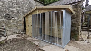 Dog Kennel 12x4ft and run/ Cattery by Benchmark Kennels - Picture 1 of 7