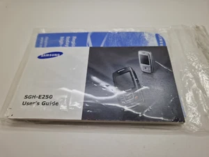 New Old Stock Samsung SGH-E250 User’s Guide Manuals Warranty Card Etc 3UKPOST - Zdjęcie 1 z 7