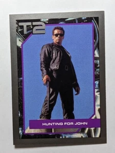 Terminator 2 1991 Impel Trading Card #18 Hunting For John - Picture 1 of 2