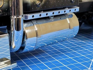 Pair Aluminum Under Sleeper Housing Bracket Mount Tamiya 1/14 King Grand Hauler - Picture 1 of 6