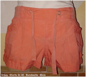 Marken Shorts lachs farben * orange * Gr.40 - Bundweite 40cm - Orsay - Bild 1 von 9