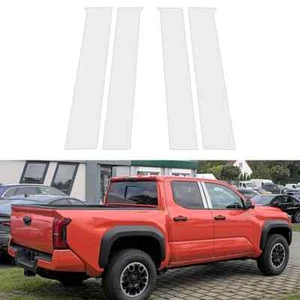 Door Window Pillar Posts For Toyota Tacoma 2024 Door Panel Trim Stickers Pads - Picture 1 of 10