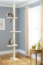 Cat Tree Floor to Ceiling 240cm-285cm X-Large Luxury Activity Scratching Tree