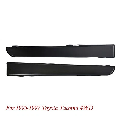 Bundle For 95-97 Toyota Tacoma 4WD 4x4 Front Bumper Grille Headlight Filler Trim - Image 1 of 4